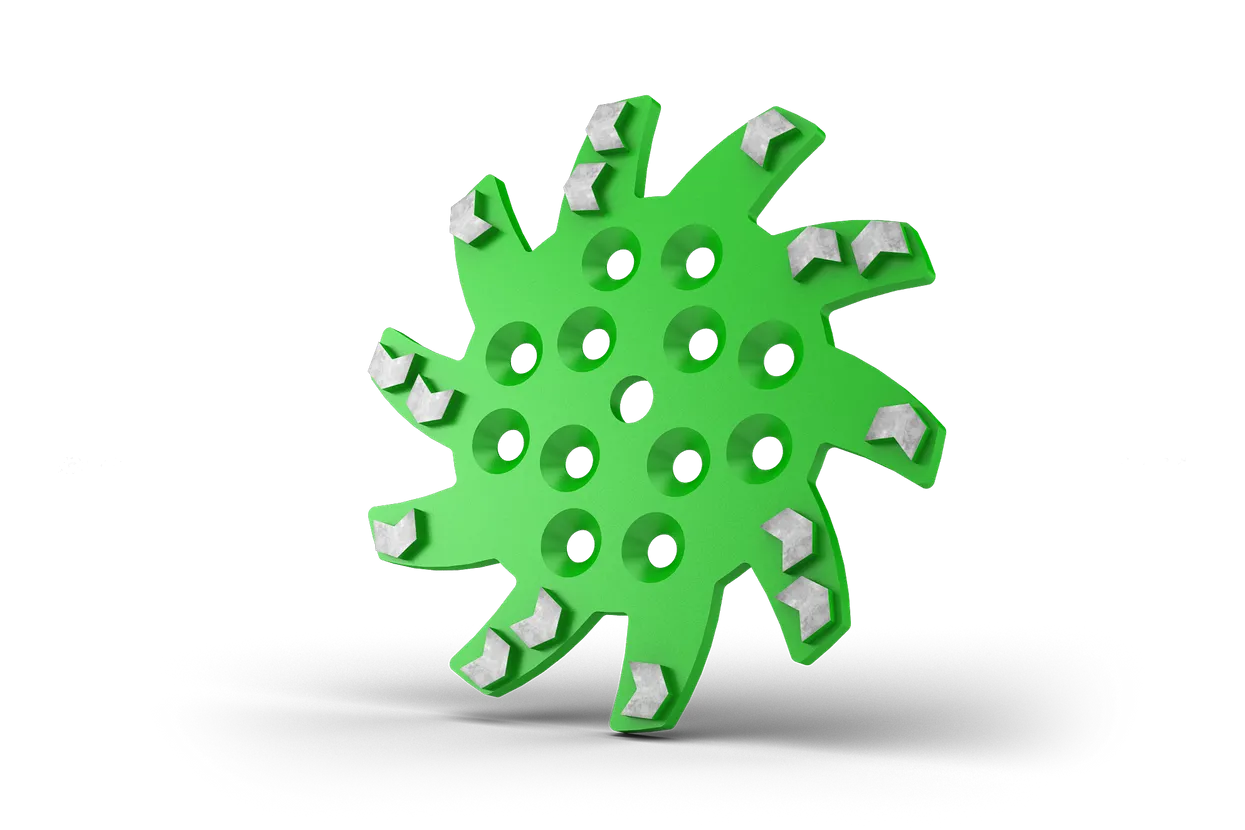 Disque de ponçage de sol 250 mm Vari-Grind Arrow M Vert